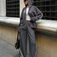 Ensemble comfy rayé
